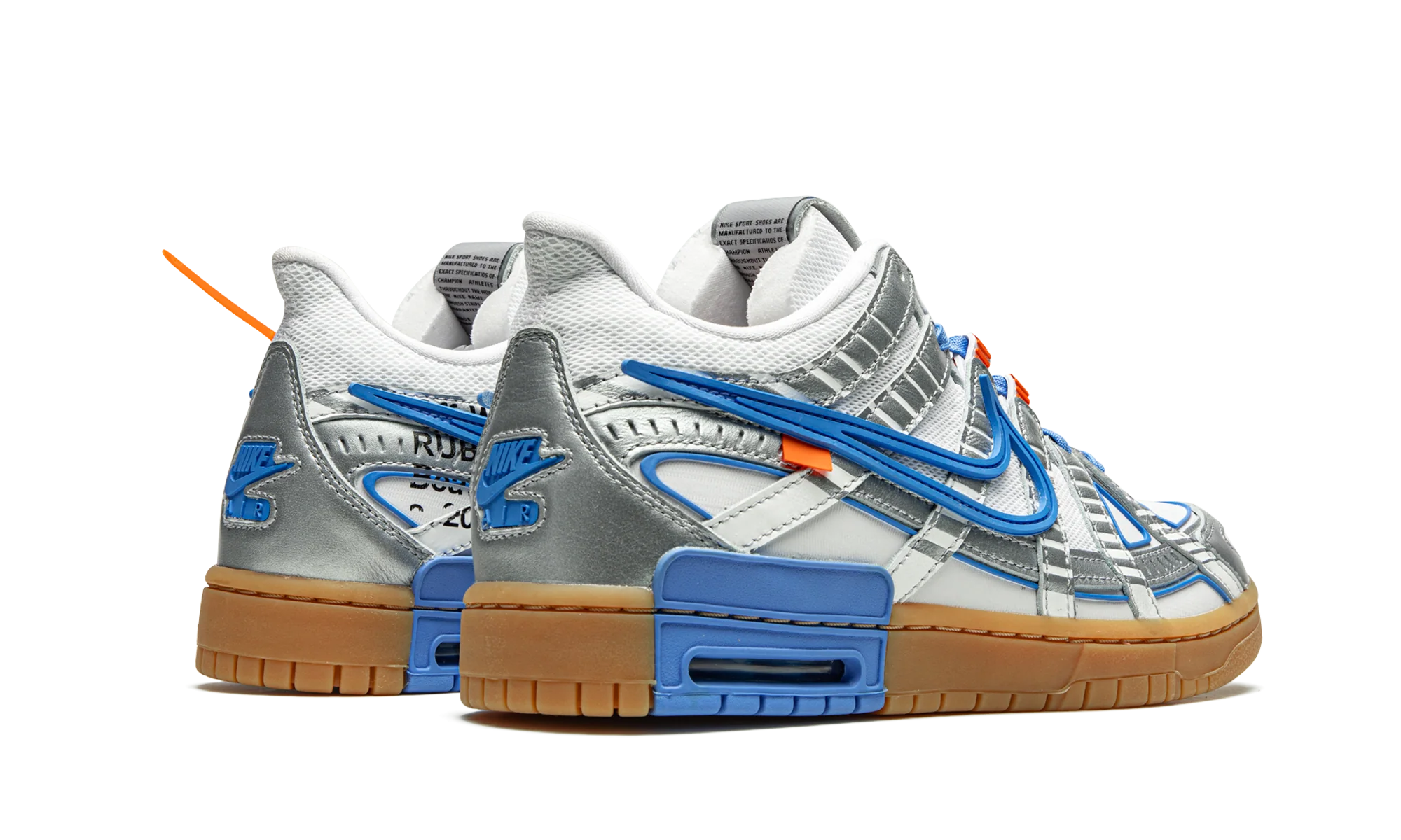 Air Rubber Dunk "Off-White - University Blue" - Image 3