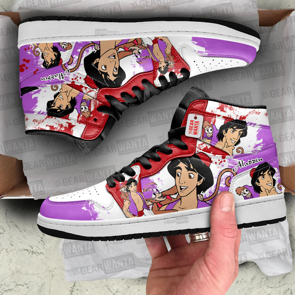 Aladdin High-Top Leather Sneakers Custom - Image 3
