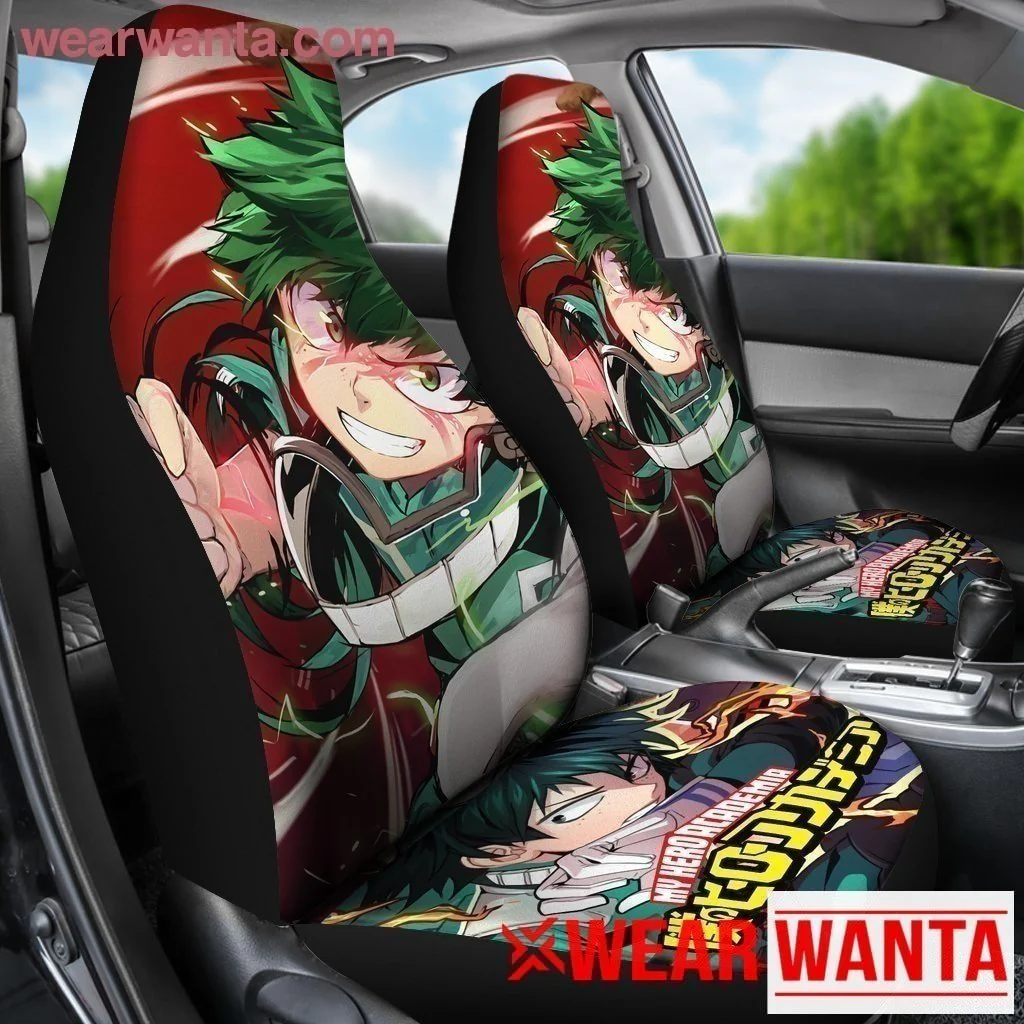 Anger Izuku Midoriya My Hero Academia Car Seat Covers MN04 - Image 4