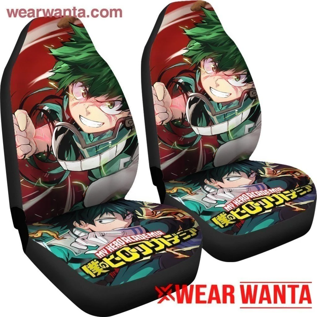 Anger Izuku Midoriya My Hero Academia Car Seat Covers MN04 - Image 5