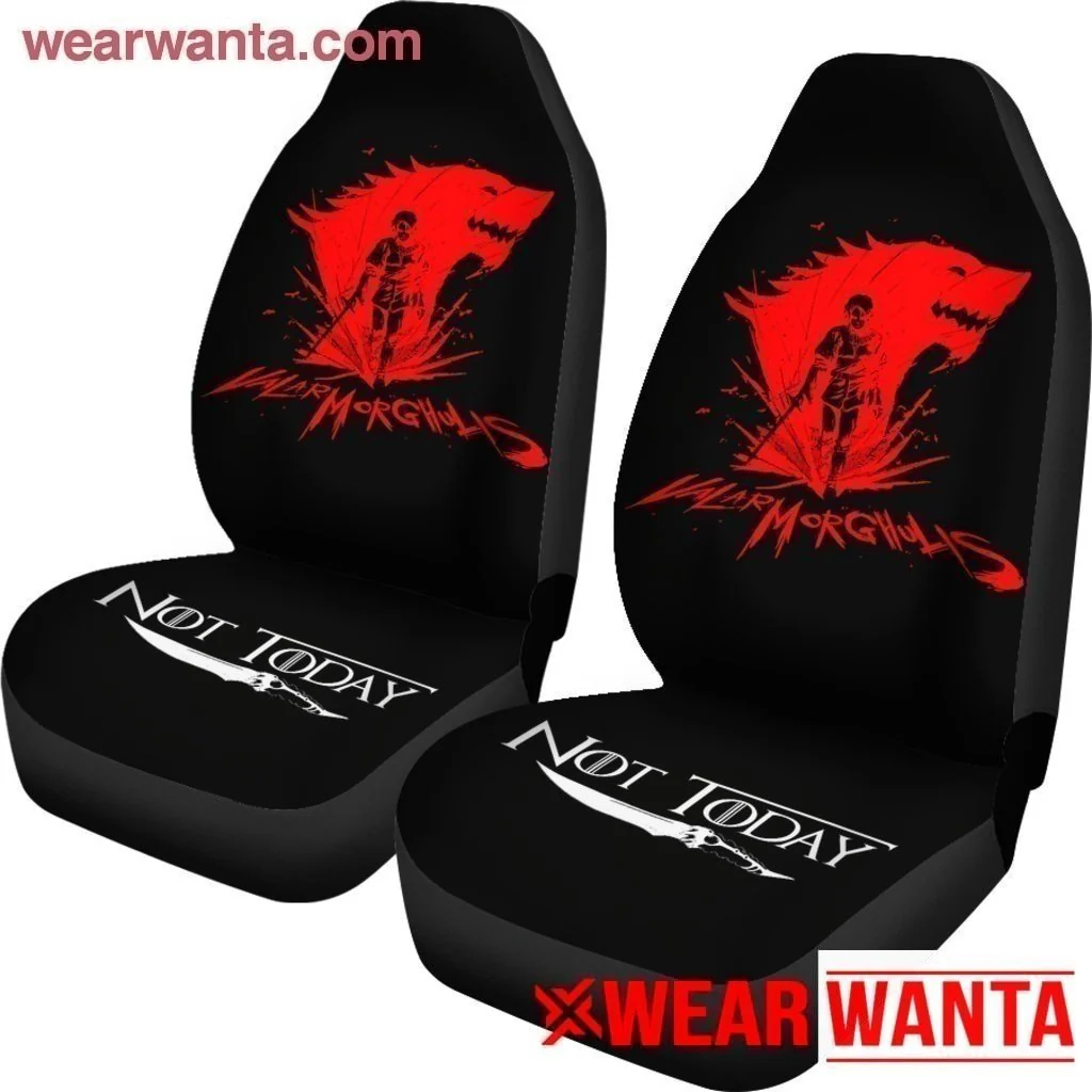 Arya Stark Not Today Car Seat Covers For Game Of Thrones SS8 LT04 - Image 3