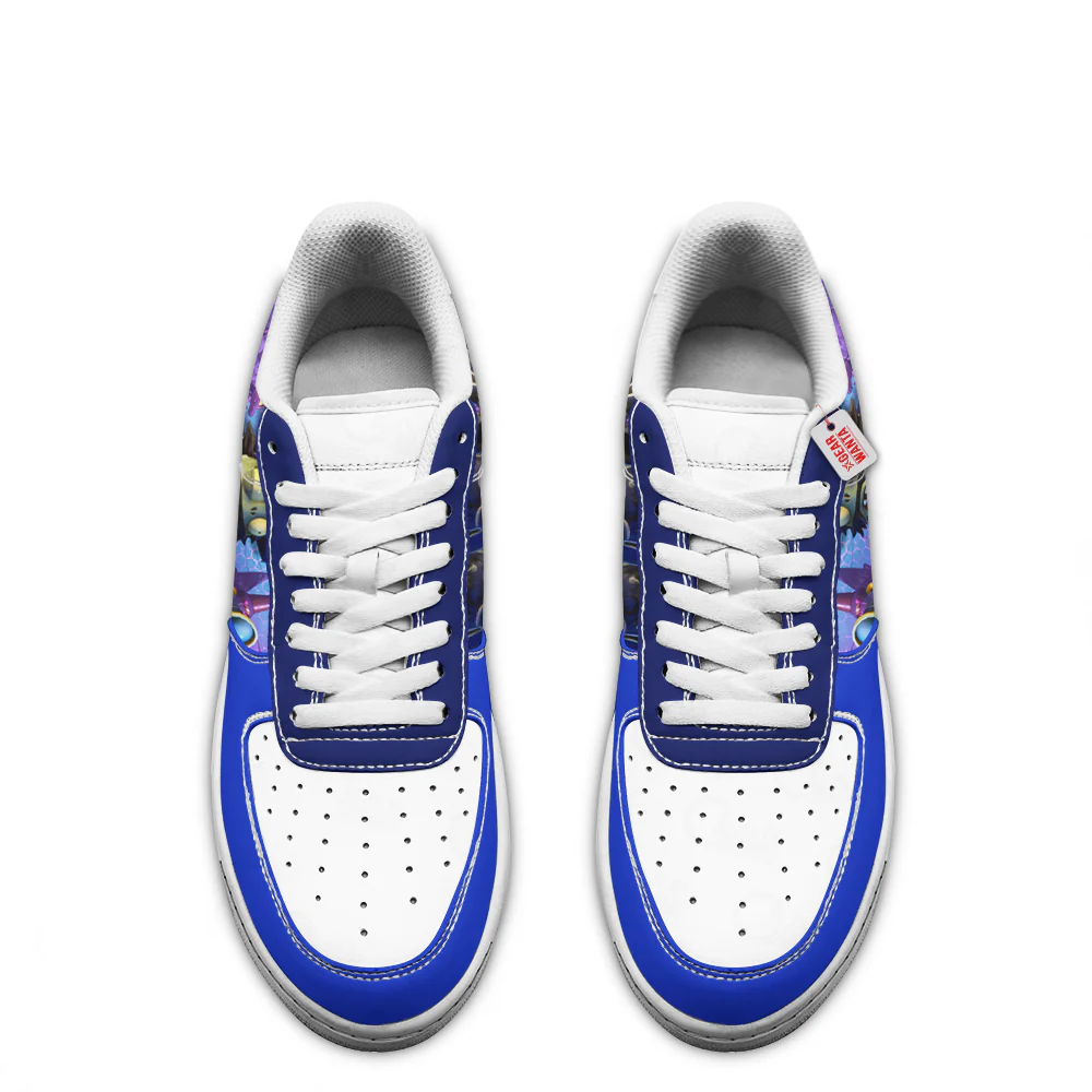 Plants Vs Zombies Captain Cannon Low-Top Leather Sneakers Custom Name - Image 3