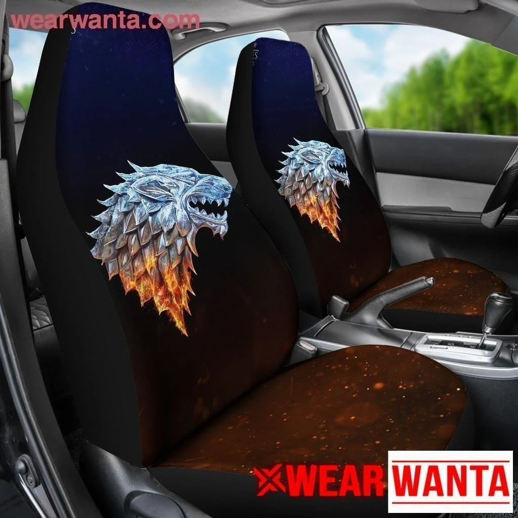 Game Of Thrones House Stark Car Seat Covers Custom Car Decoration - Image 4
