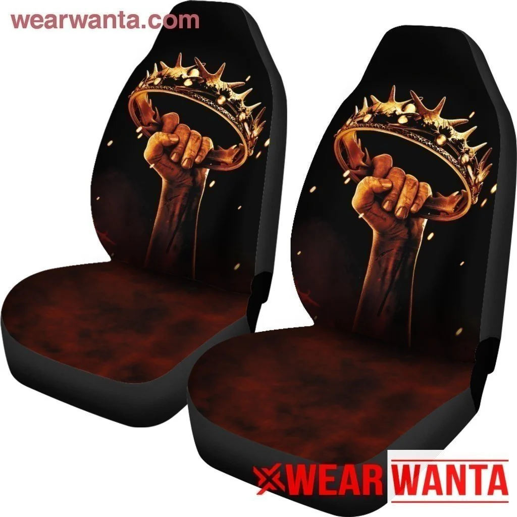 The Crown Game Of Thrones Car Seat Covers Custom Car Decoration - Image 3