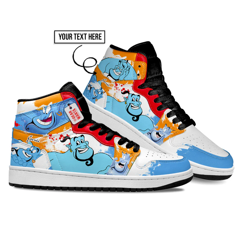 Genie High-Top Leather Sneakers Custom - Image 4