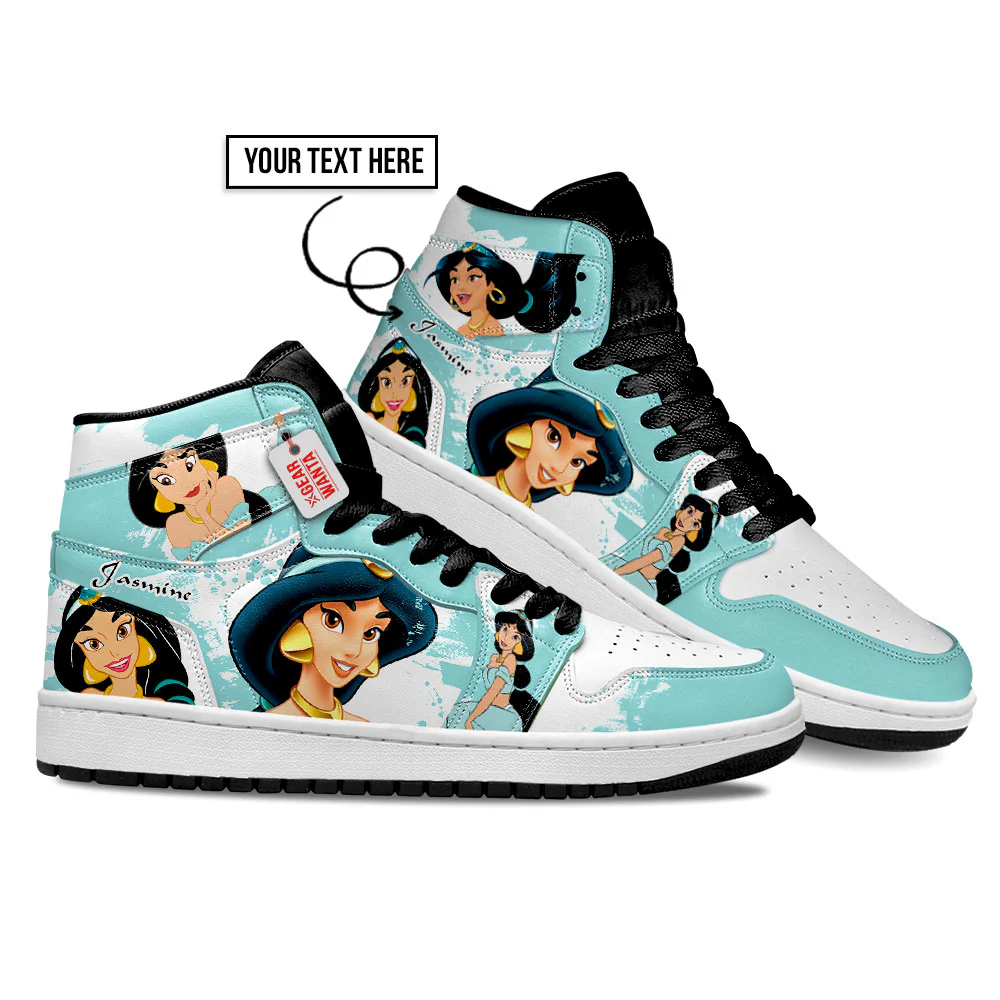 Jasmine High-Top Leather Sneakers Custom - Image 4