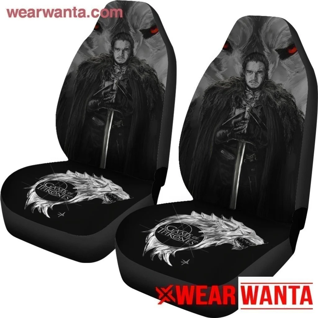 John Snow Car Seat Covers Game Of Thrones SS8 LT04 - Image 3