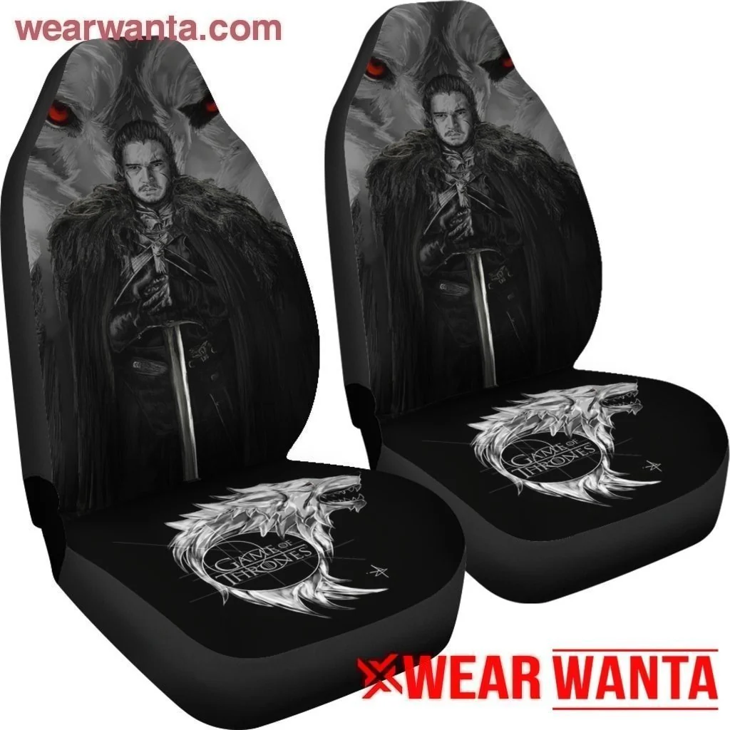 John Snow Car Seat Covers Game Of Thrones SS8 LT04 - Image 5