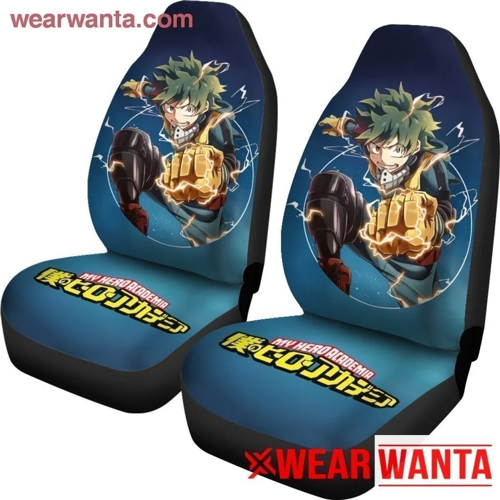 Jump Force Izuku Deku Midoriya My Hero Academia Car Seat Covers MN04 - Image 3