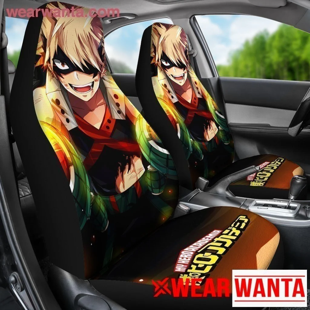 Katsuki Bakugo My Hero Academia Car Seat Covers MN04 - Image 4
