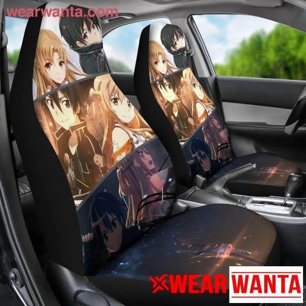 Kirito & Asuna Sword Art Online Car Seat Covers MN05 - Image 4