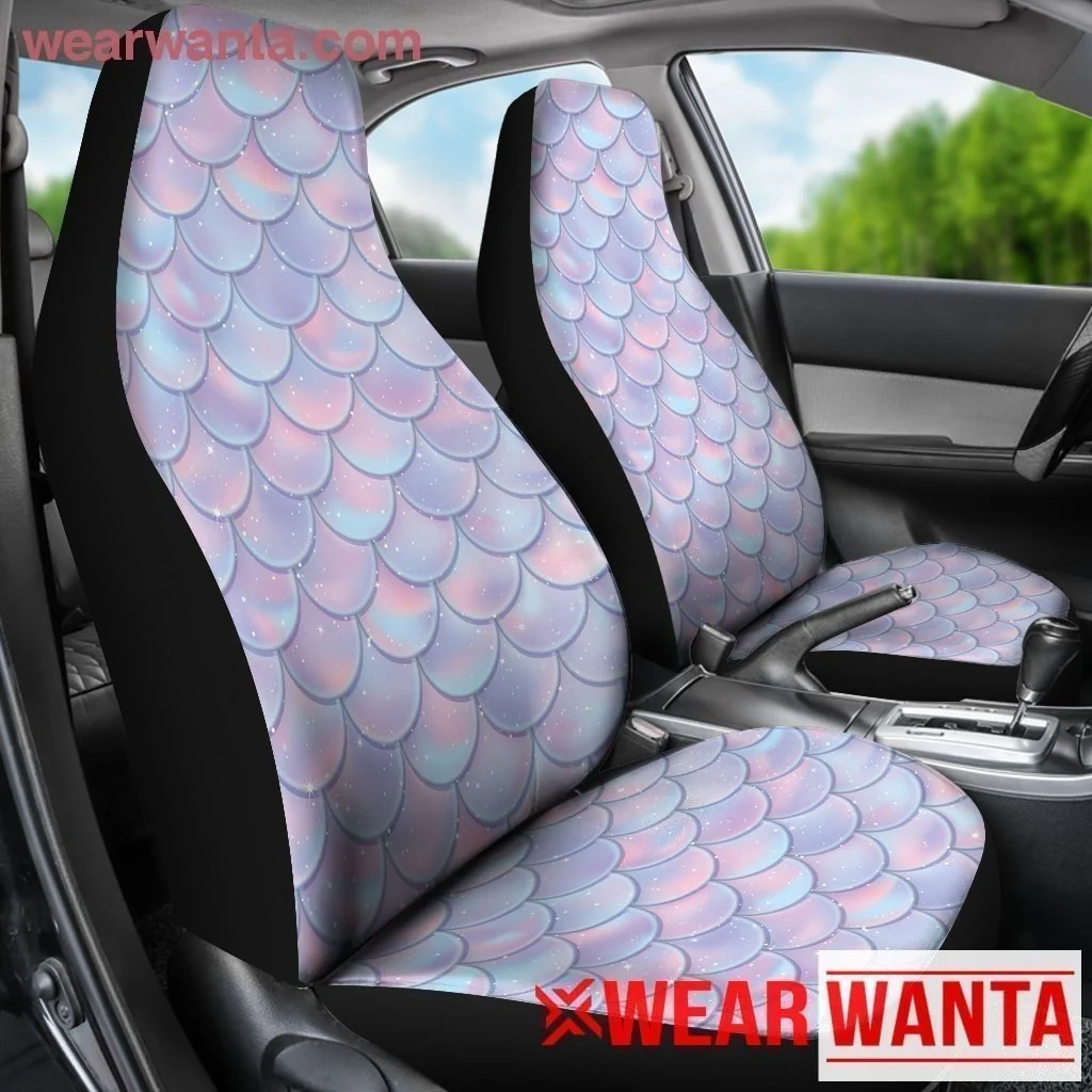 Mermaid Car Seat Covers Custom Skin Printed Car Decoration - Image 4
