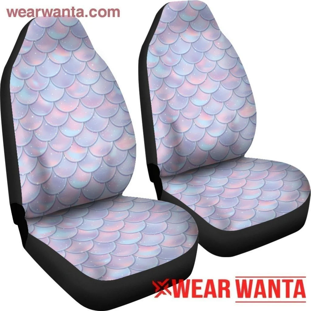 Mermaid Car Seat Covers Custom Skin Printed Car Decoration - Image 5