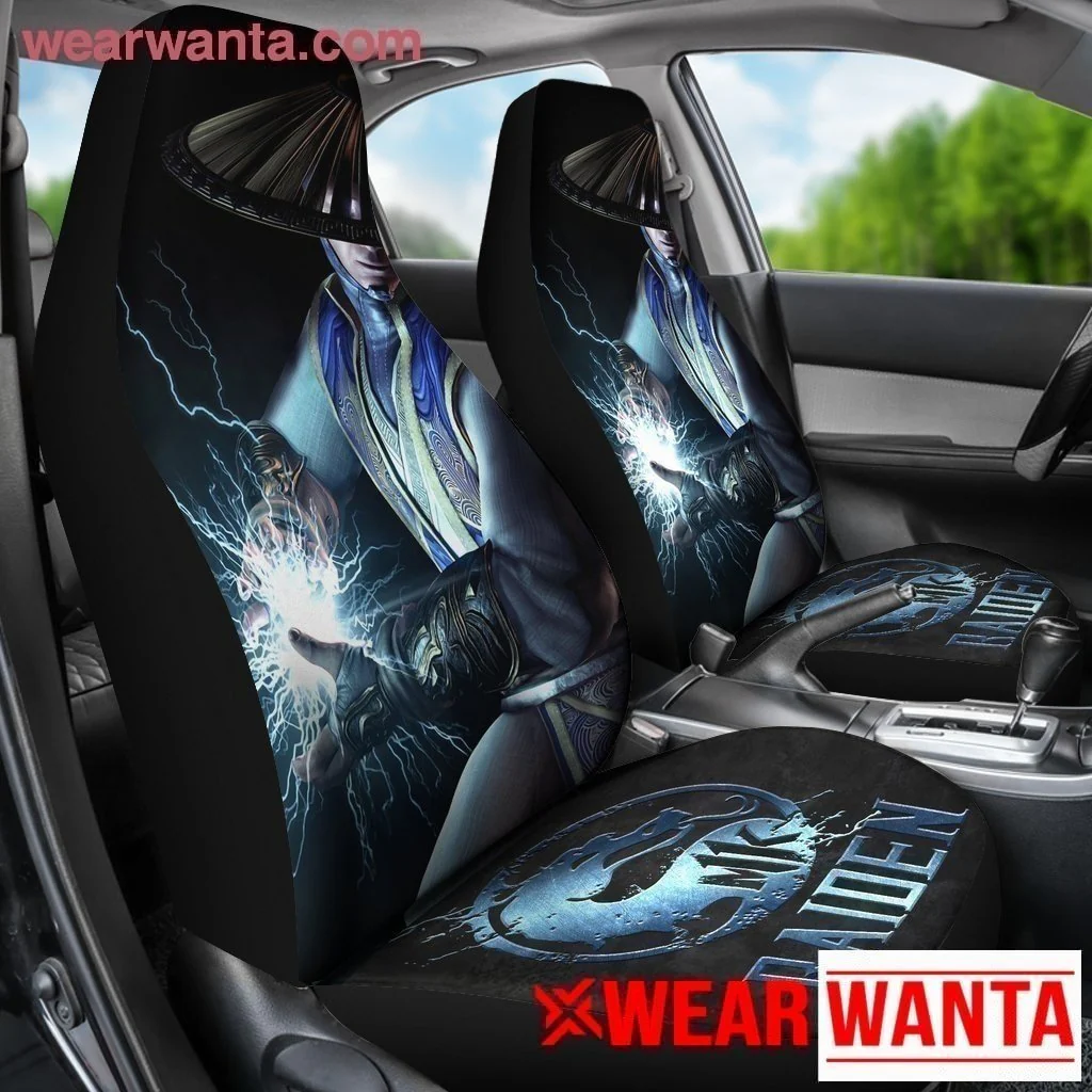 Mortal Kombat Silver Raiden Car Seat Covers MN05 - Image 4