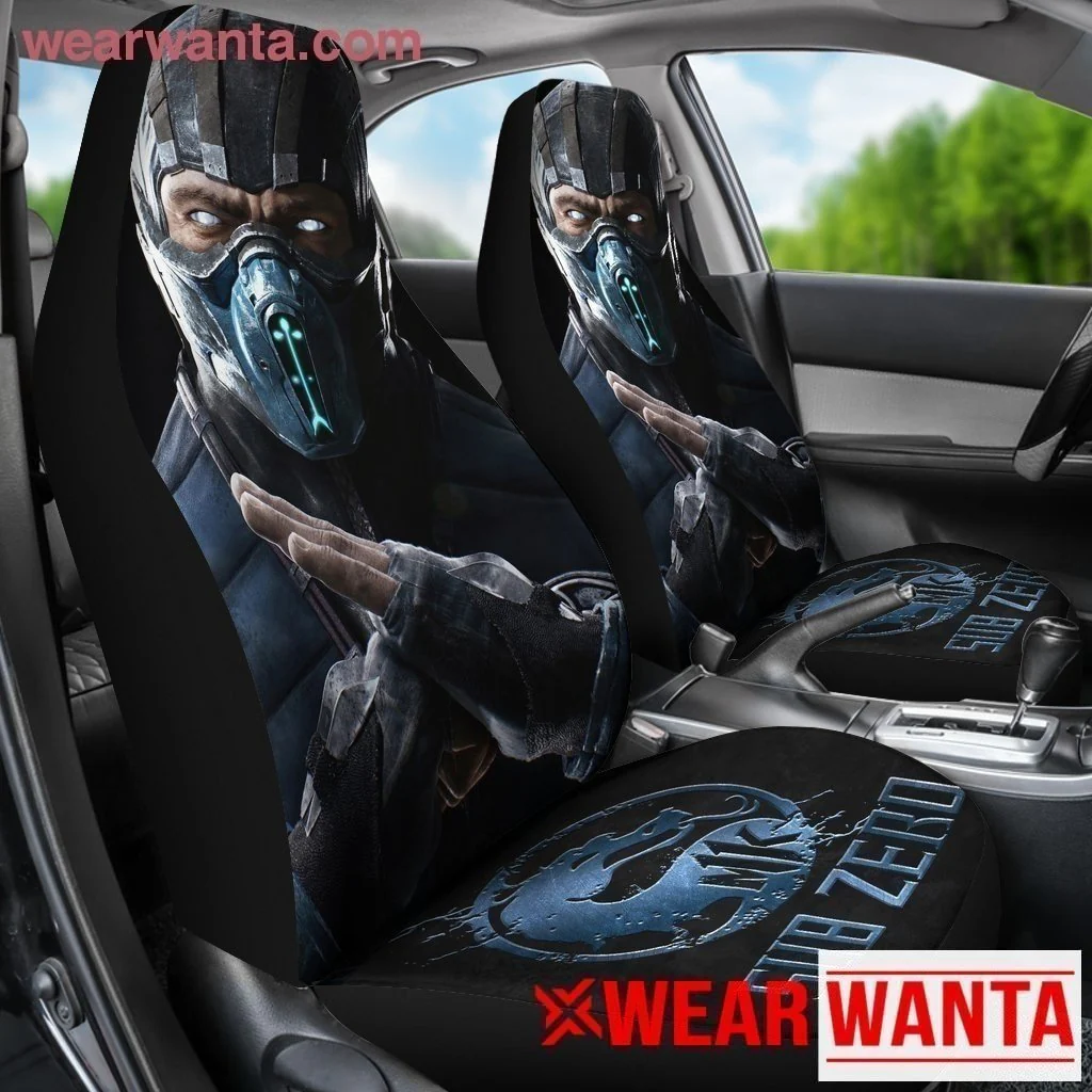 Mortal Kombat Sub Zero Car Seat Covers For MN05 - Image 4