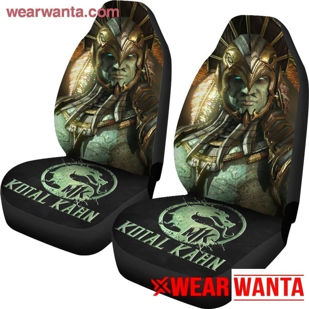Mortal Kombat Kotal Kahn Car Seat Covers For MN05 - Image 3