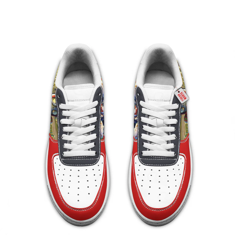 Plants Vs Zombies Moto-X-Star Low-Top Leather Sneakers Custom Name - Image 3