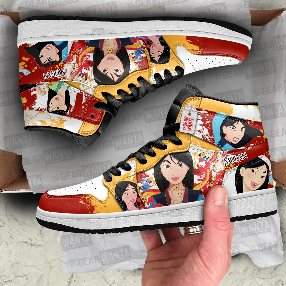 Mulan High-Top Leather Sneakers Custom - Image 3
