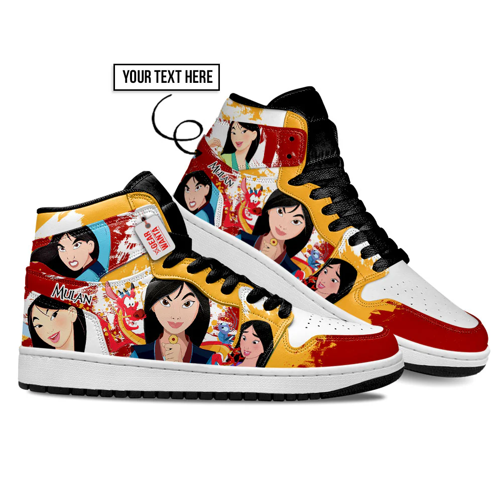 Mulan High-Top Leather Sneakers Custom - Image 4