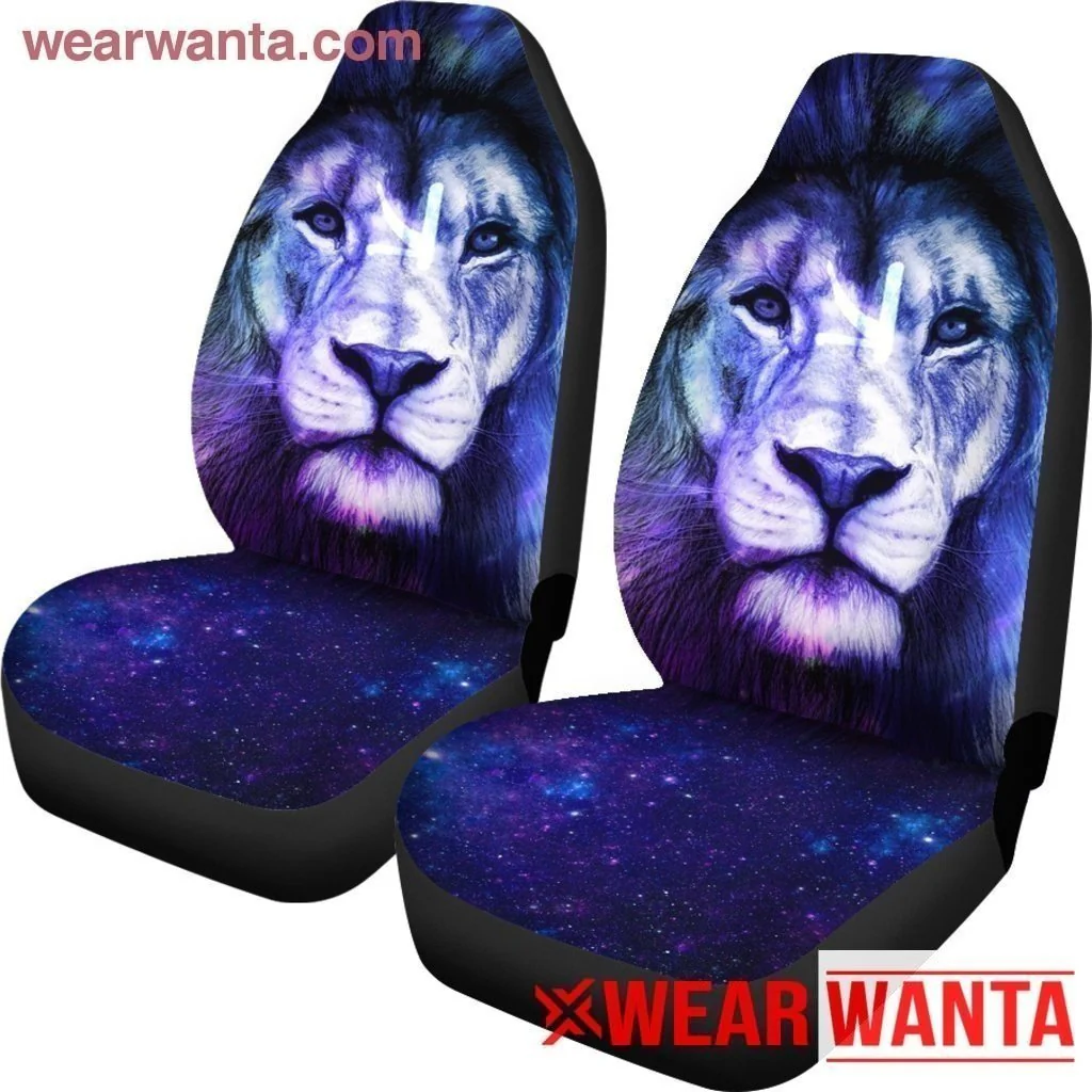 Neon Lion Face Car Seat Covers LT03 - Image 3