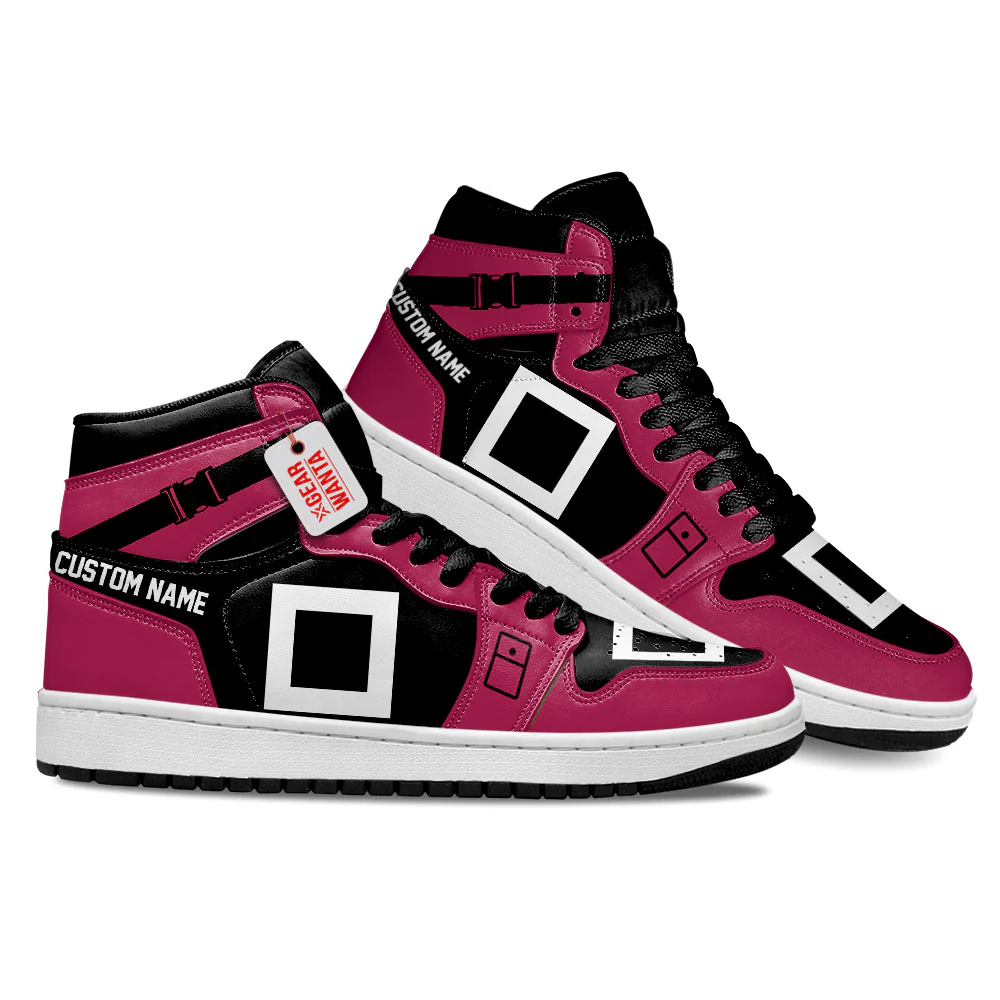 Square Guards Uniform High-Top Leather Sneakers Collection - Image 3