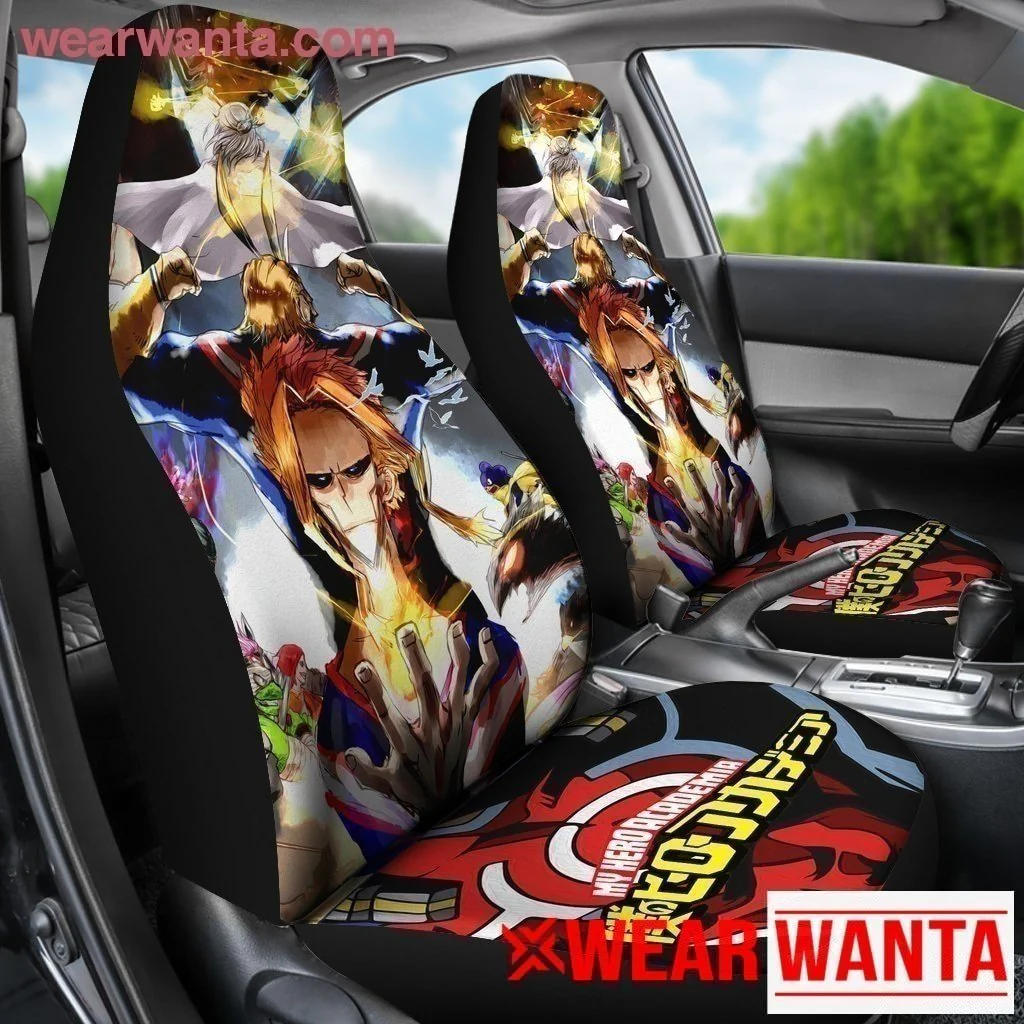 Toshinori Yagi My Hero Academia All Might Car Seat Covers MN04 - Image 4